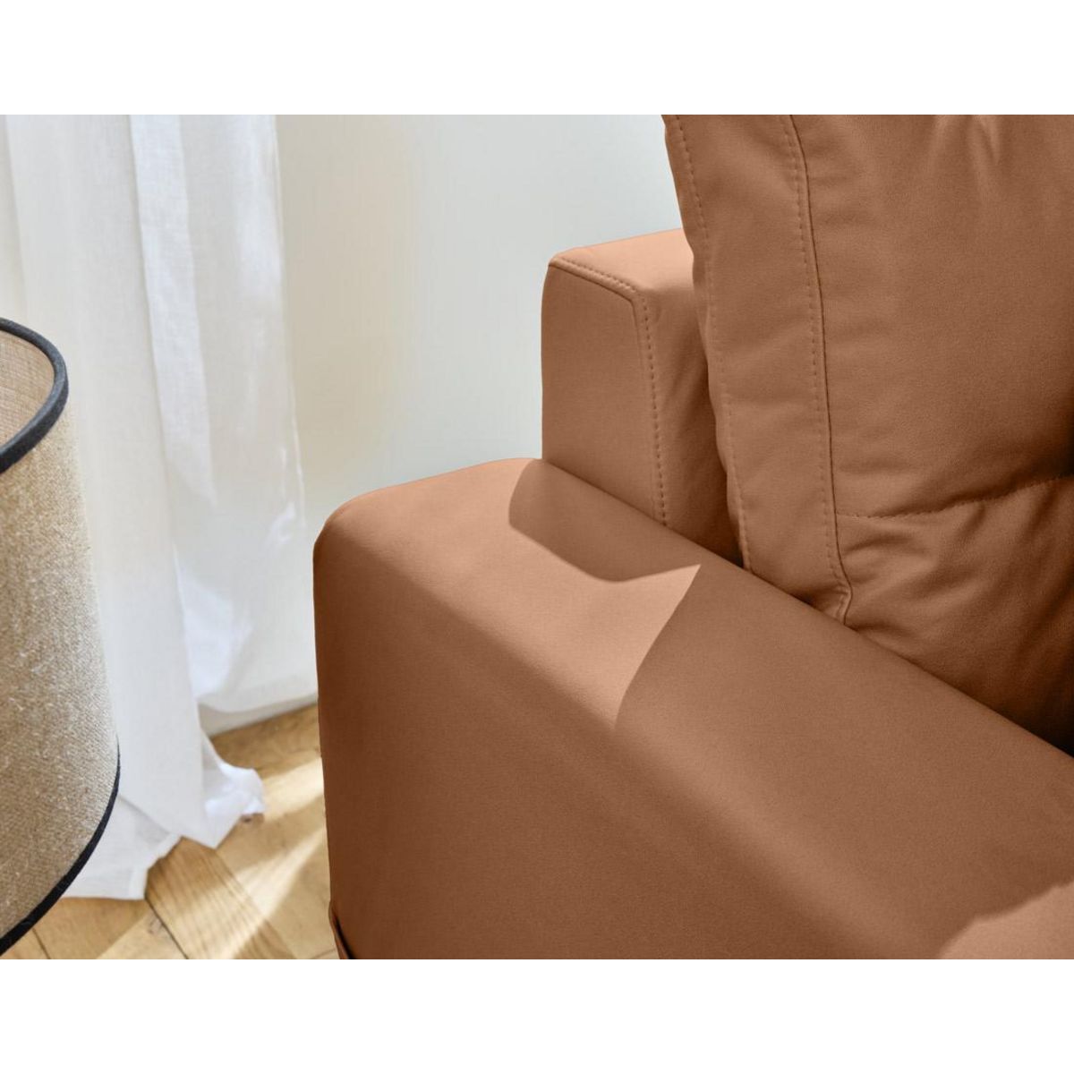 BEST MOBILIER Astoria - canapé d'angle réversible 4 places - convertible avec coffre - en simili