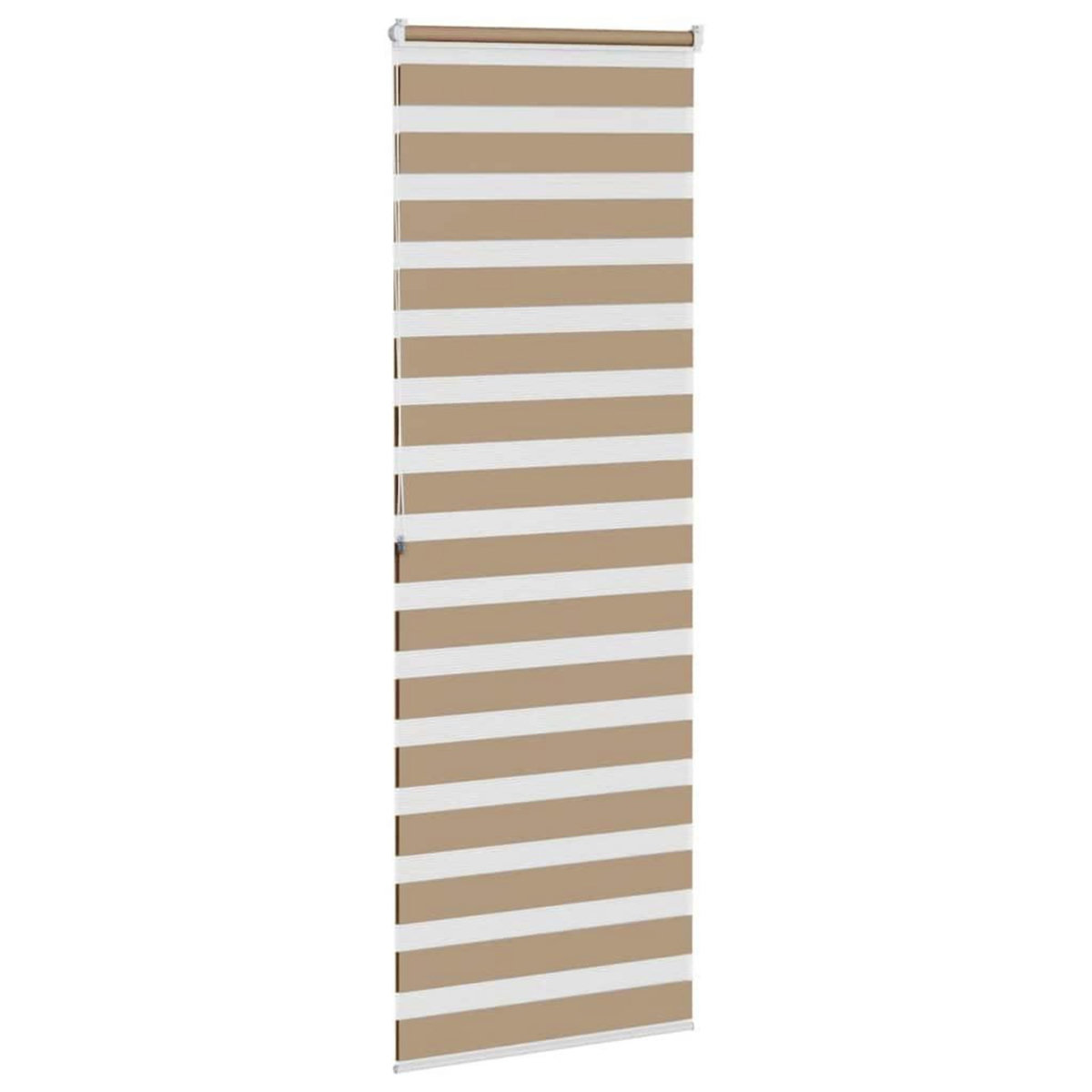 VIDAXL Store zebre marron sable largeur du tissu 65,9 cm polyester