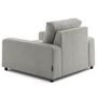 Voir la diapositive 3 : LISA DESIGN Pivoine - fauteuil en velours texturé