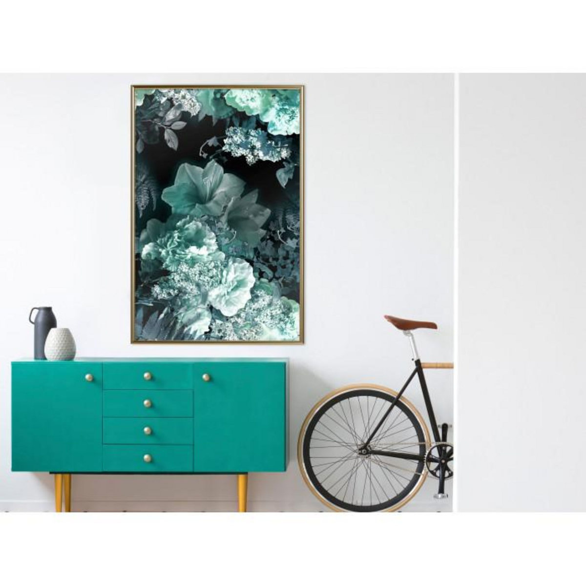 Paris Prix Affiche Murale Encadrée  Frosty Bouquet