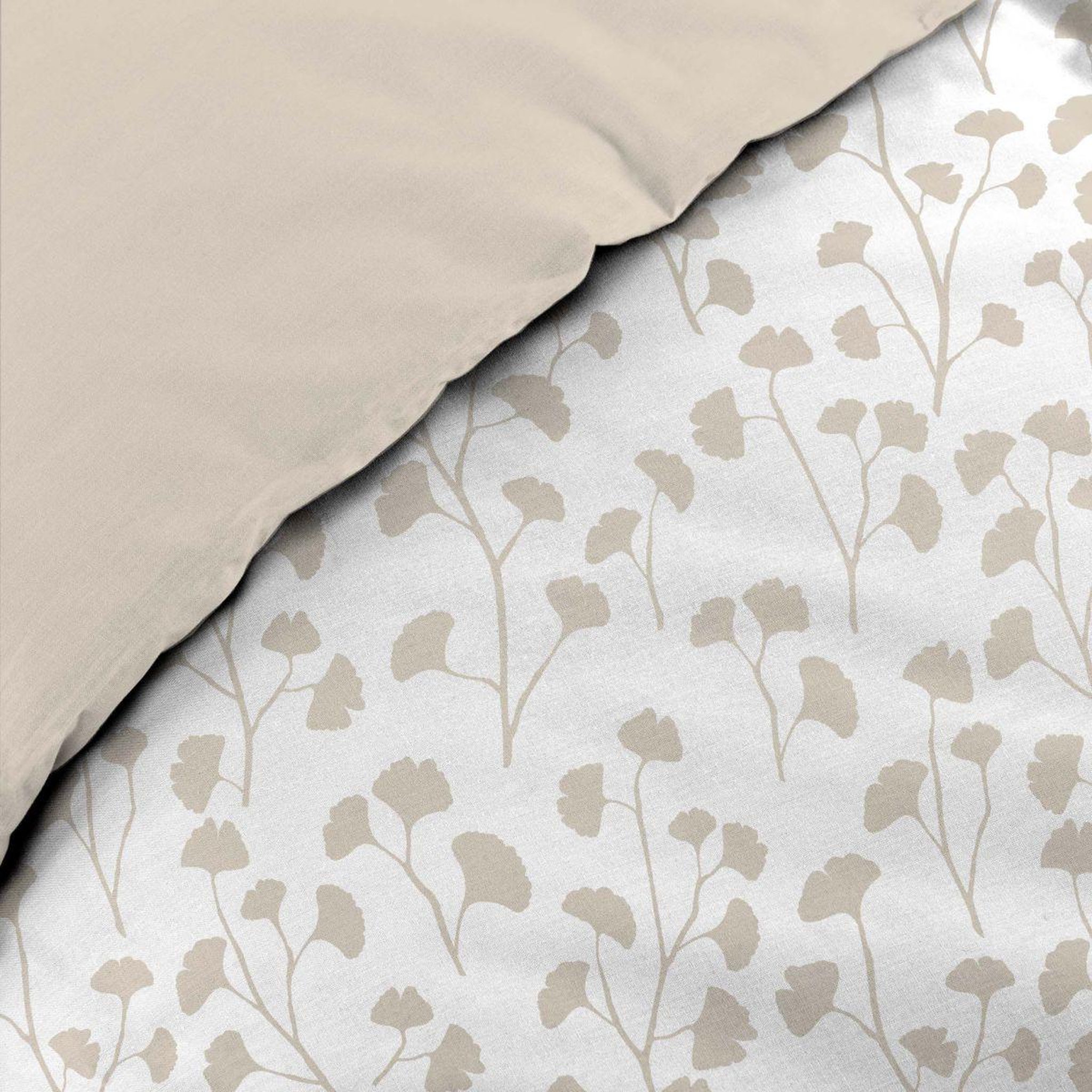Voir la diapositive 5 : Douceur d'Intérieur Parure de lit 3 pièces  violette  260x240cm naturel
