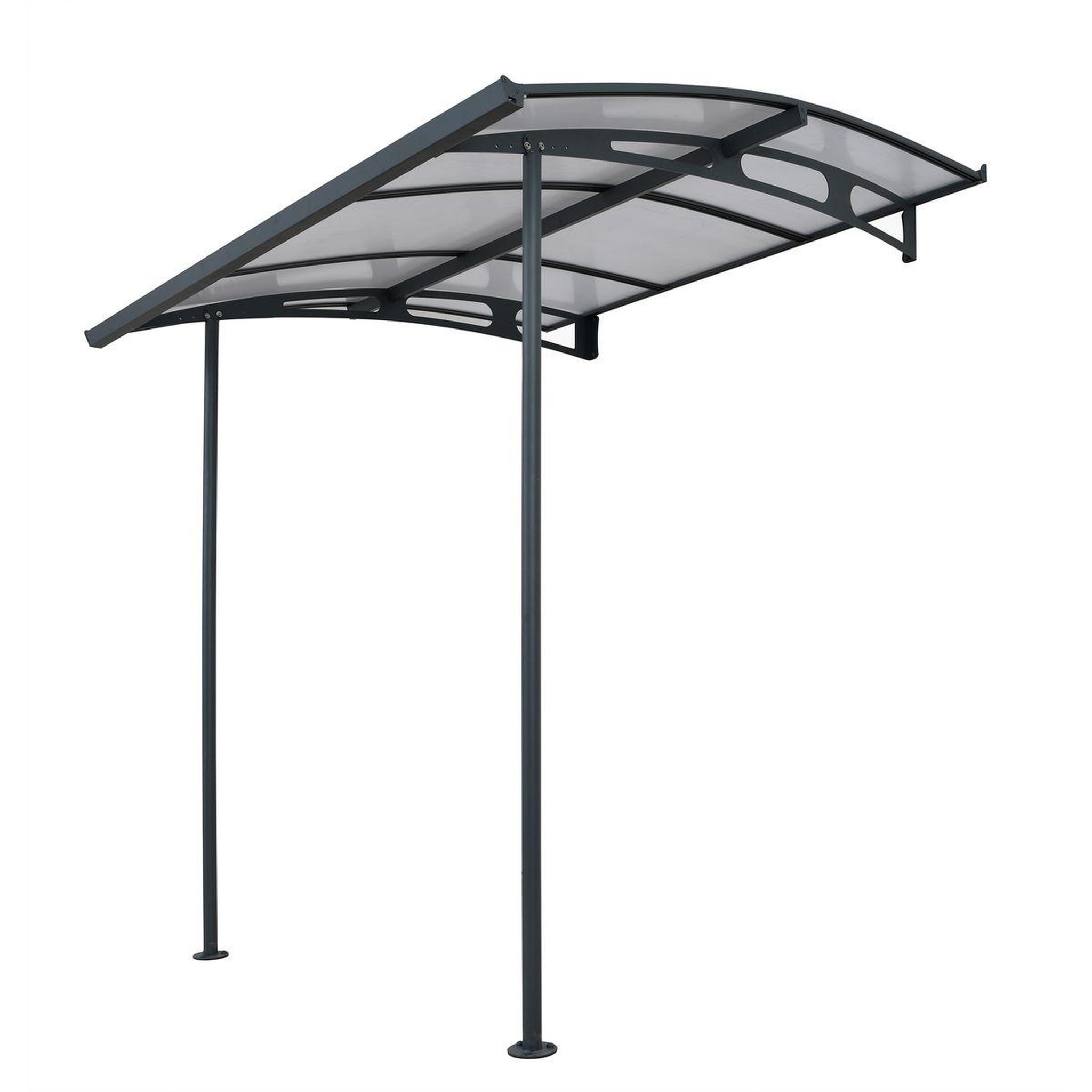 Voir la diapositive 2 : Canopia by PALRAM Marquise - Anthracite - 200x200-5cm - VEGA 2000