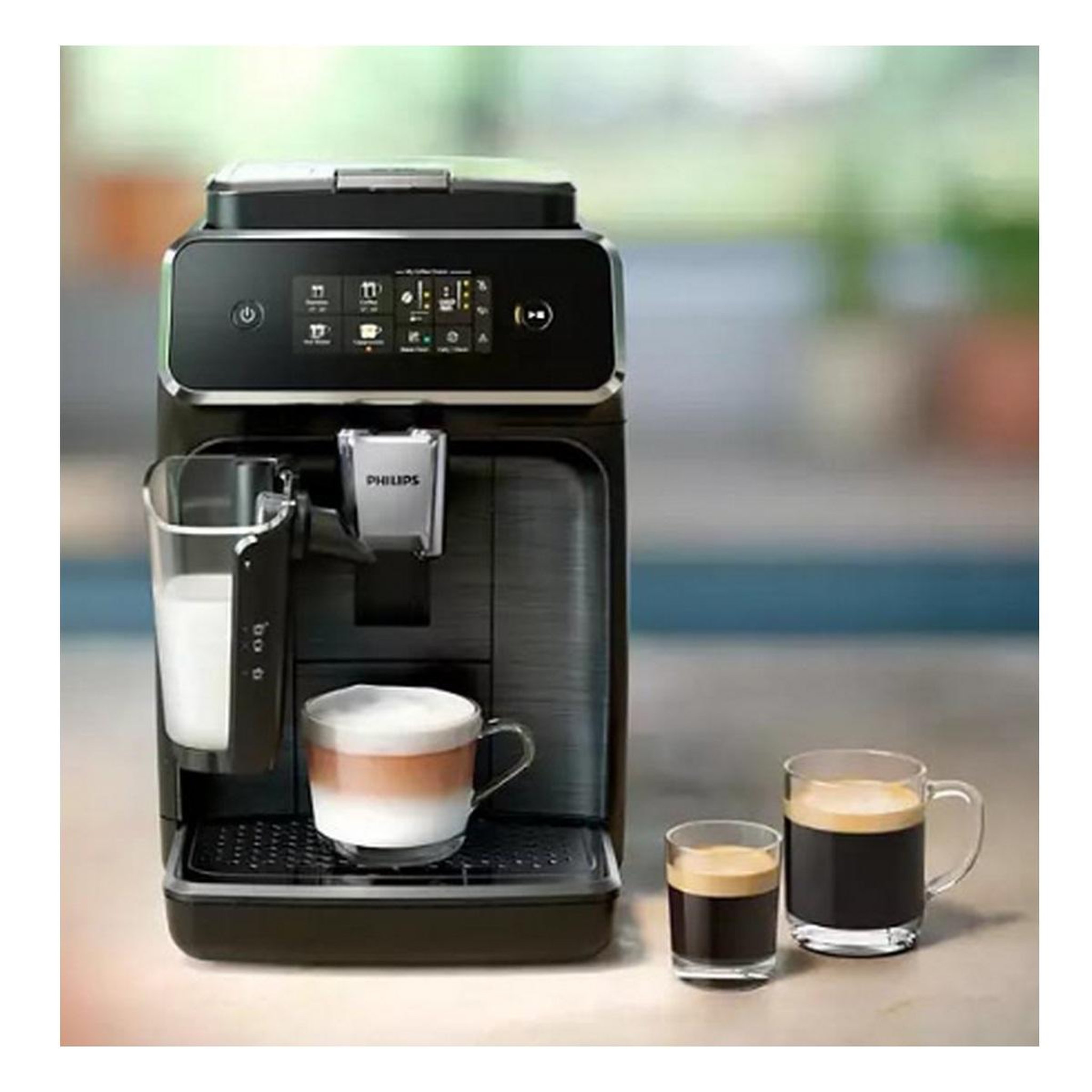 Voir la diapositive 6 : Philips Expresso broyeur ep2334/10 machine à café à grain silent brew série 2300 lattego