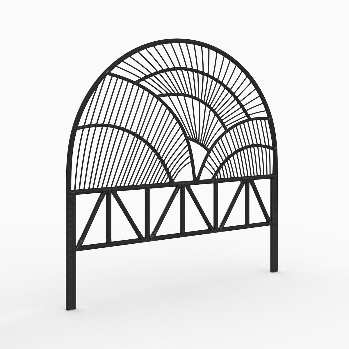 Rendez vous déco Tête de lit en rotin naturel 140 cm - Séléné