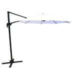 Paris Prix Parasol Déporté Rotatif  Leeds  300cm Blanc