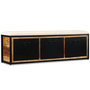 Voir la diapositive 1 : VIDAXL Banc de rangement avec 3 tiroirs Bois de manguier 120x30x40 cm