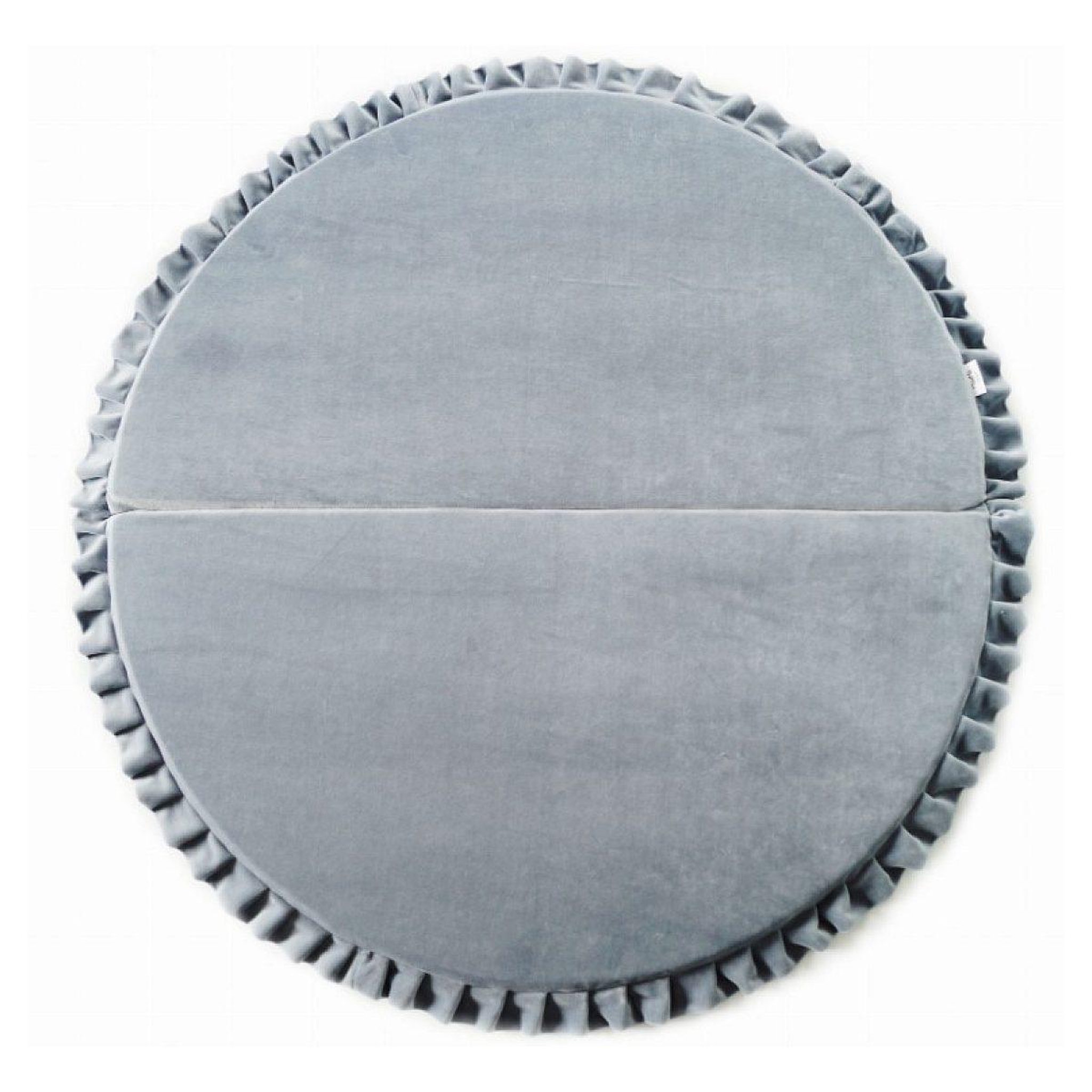 MONIO FOR KIDS Tapis de jeu pliable velours 105 rond gris