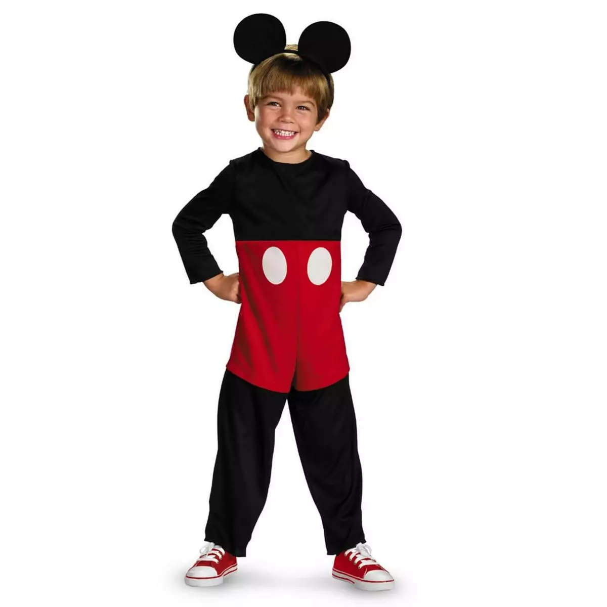  Déguisement Mickey DISNEY Classique -  Enfant - 2/3 ans (86 à 96 cm)