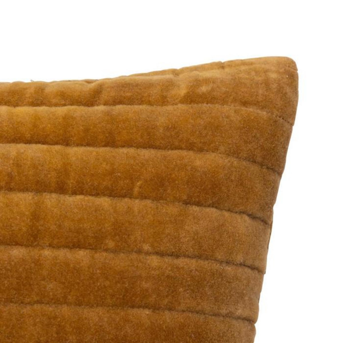 ATMOSPHERA Coussin Déco Matelassé  Family Corner  45x45cm Ocre