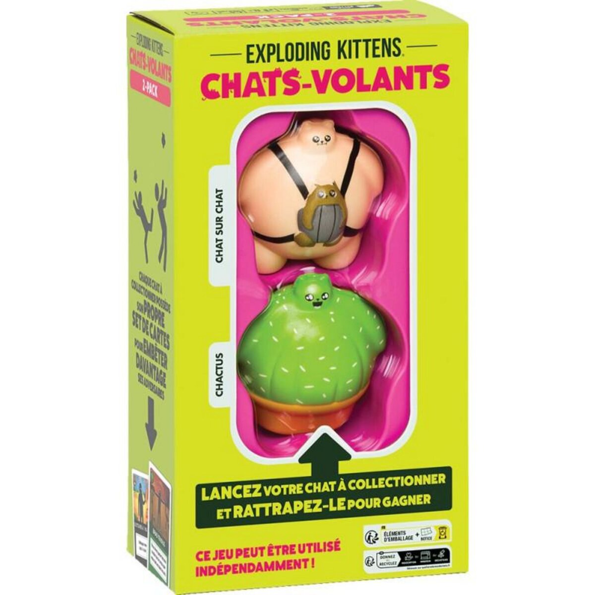 Asmodee Jeu d ambiance Asmodee Chats volants 2 pack 2