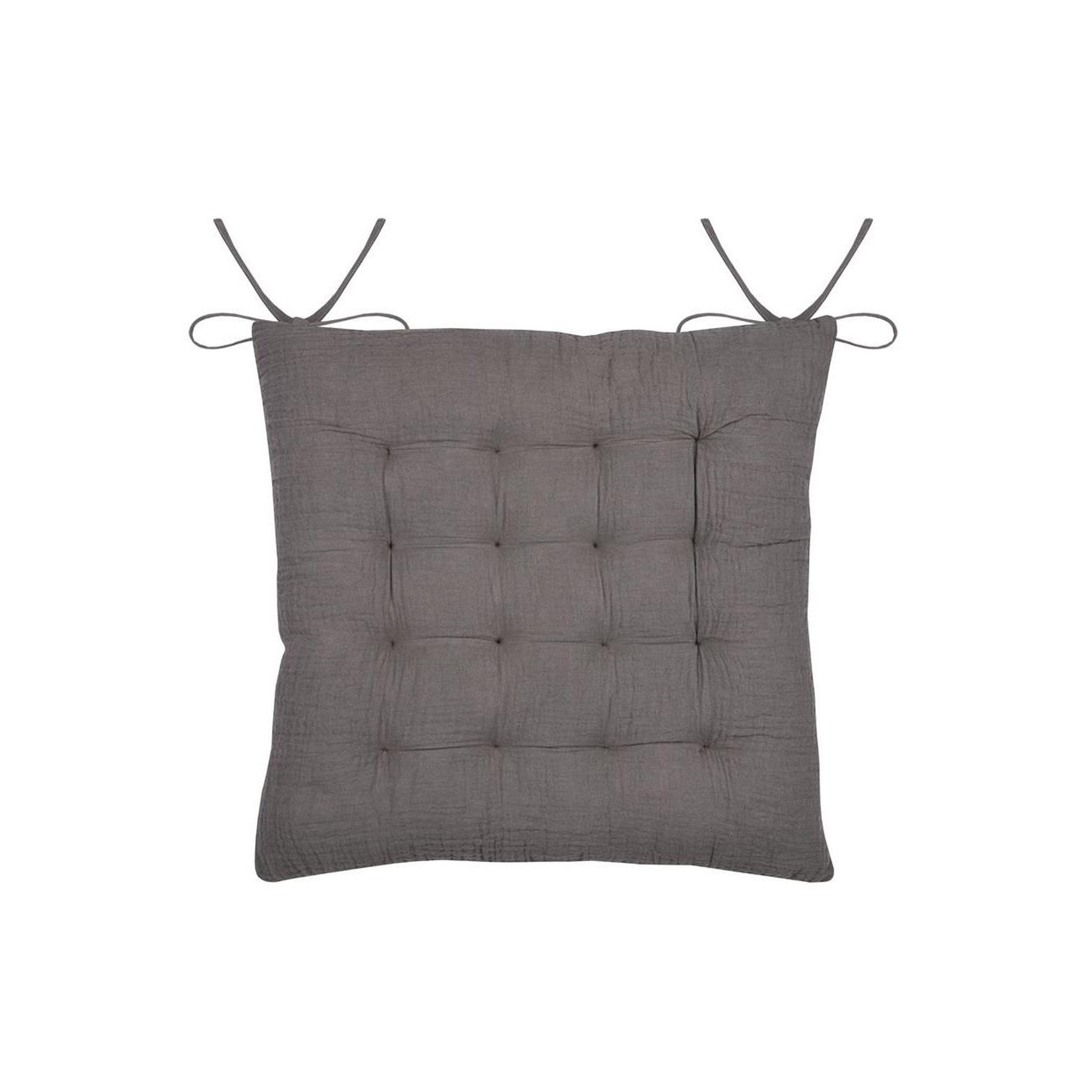 Voir la diapositive 1 : Eden Assise de chaise matelassée en coton pop colors