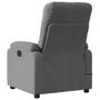 Voir la diapositive 5 : VIDAXL Fauteuil inclinable de massage gris fonce tissu microfibre