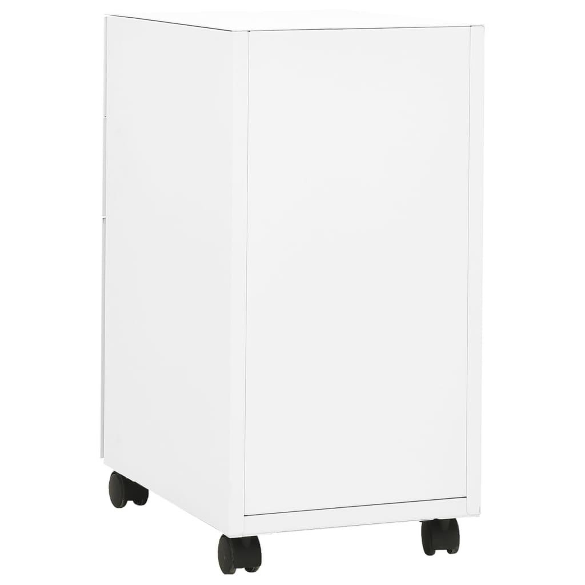 Voir la diapositive 4 : VIDAXL Classeur mobile Blanc 30x45x59 cm Acier