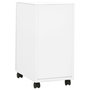 Voir la diapositive 4 : VIDAXL Classeur mobile Blanc 30x45x59 cm Acier