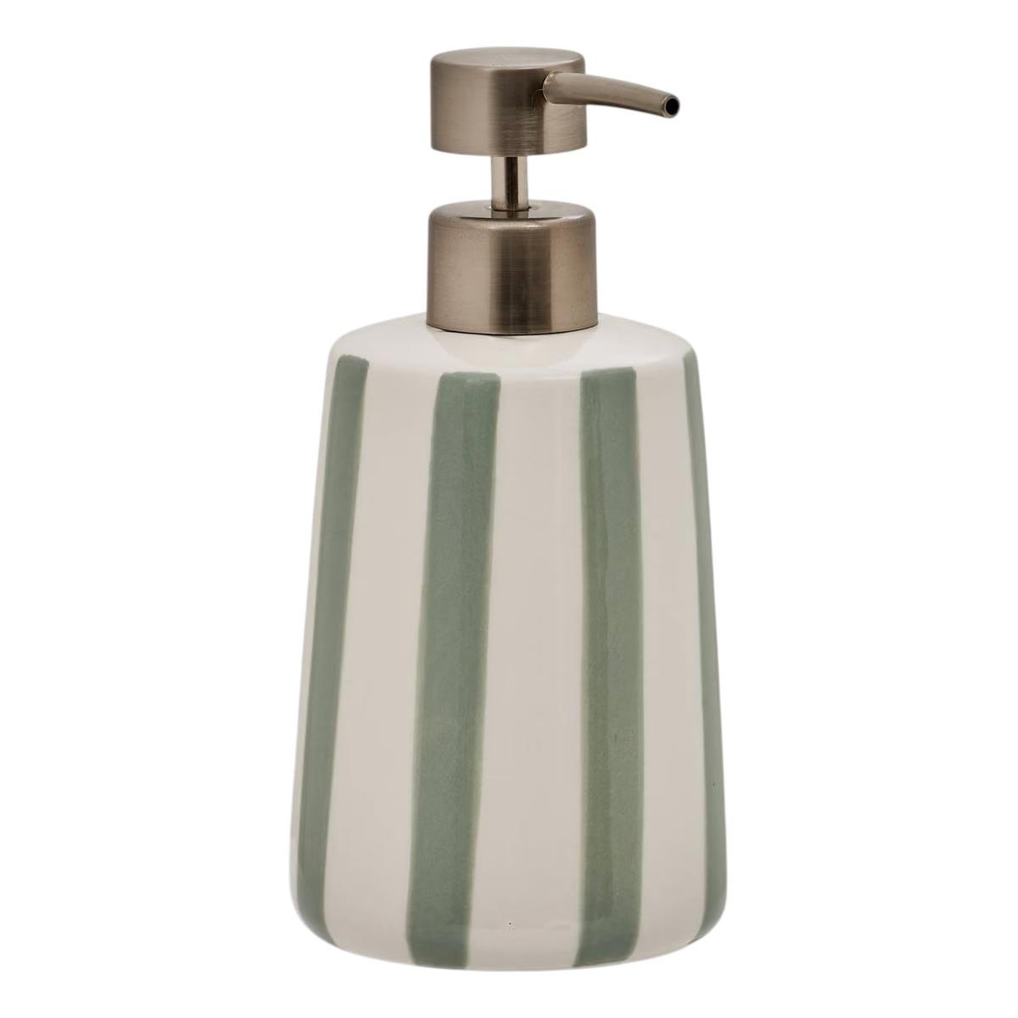 FIVE Distributeur de savon en céramique  strio  17cm vert céladon