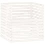 Voir la diapositive 2 : VIDAXL Composteur Blanc 100x100x102 cm Bois massif de pin