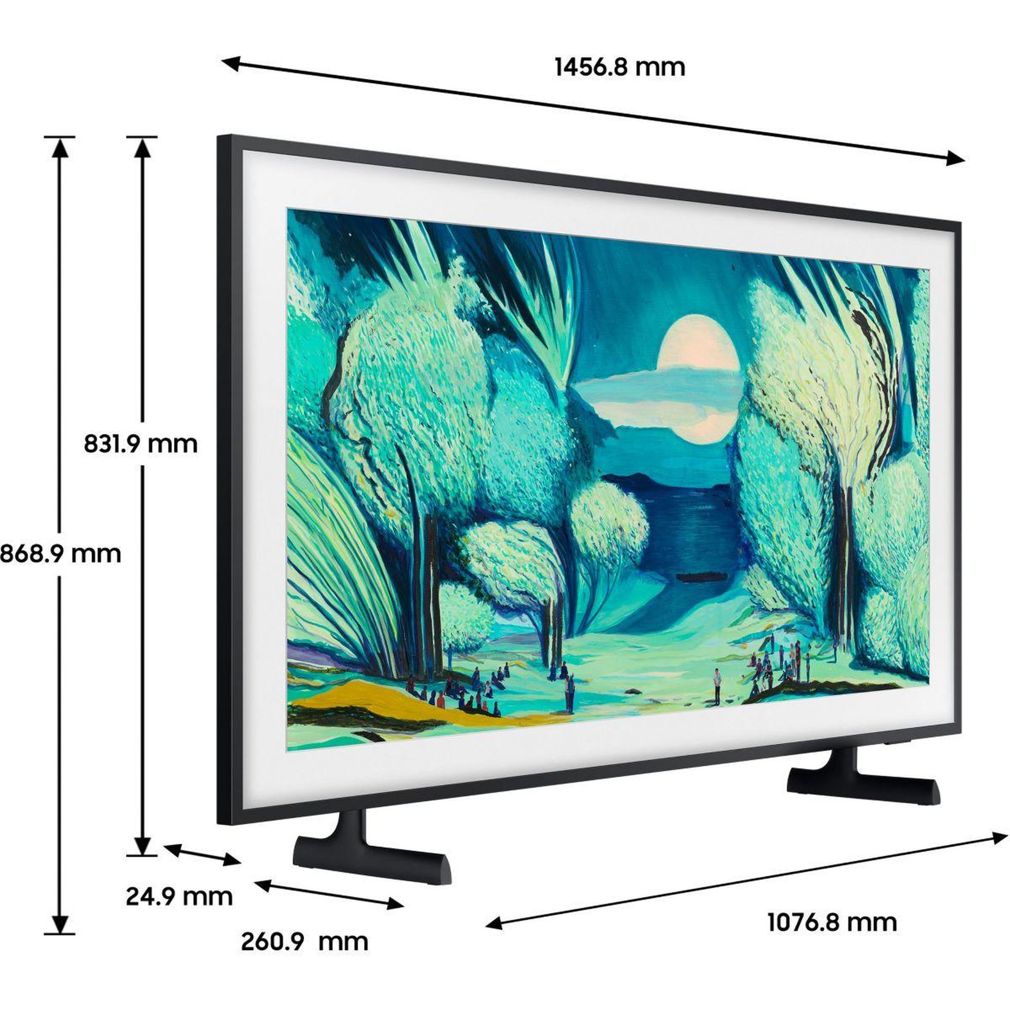 Voir la diapositive 3 : Samsung Tv qled the frame 65ls03fa (2025) 65  (164 cm)