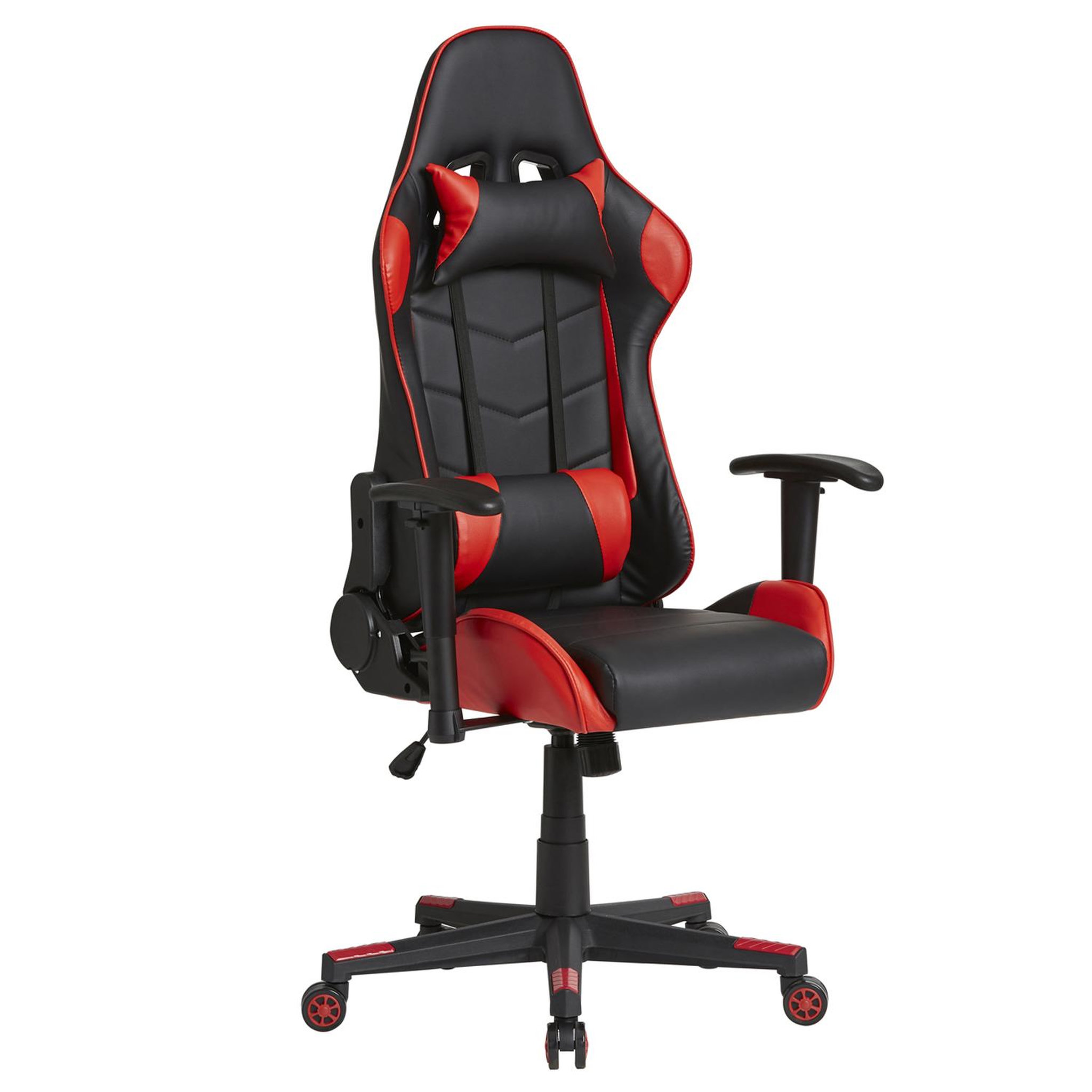 VS VENTA-STOCK Fauteuil de bureau Gaming Racer professionnel Rouge, inclinaison et hauteur réglable