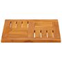 Voir la diapositive 5 : VIDAXL Dessus de table 40x40x2 cm carre bois massif d'acacia