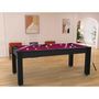 Voir la diapositive 5 : Paris Prix Table de Billard Convertible  Oregon  213cm Noir & Prune