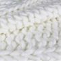 Voir la diapositive 3 : Paris Prix Plaid Déco Maille  Chunky  120x150cm Écru