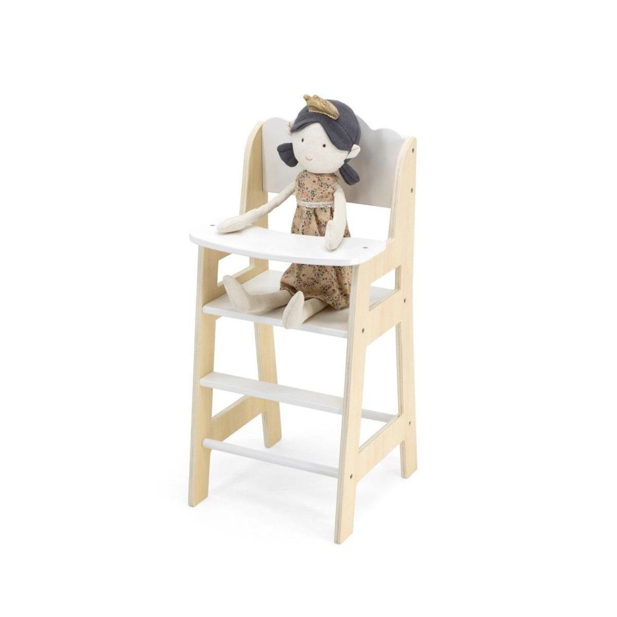 Voir la diapositive 5 : VIGA Chaise haute de poupée  44237 polarb - bois