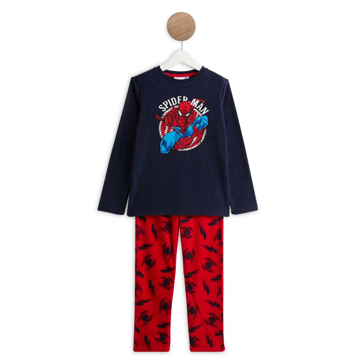 SPIDERMAN Ensemble pyjama polaire garçon