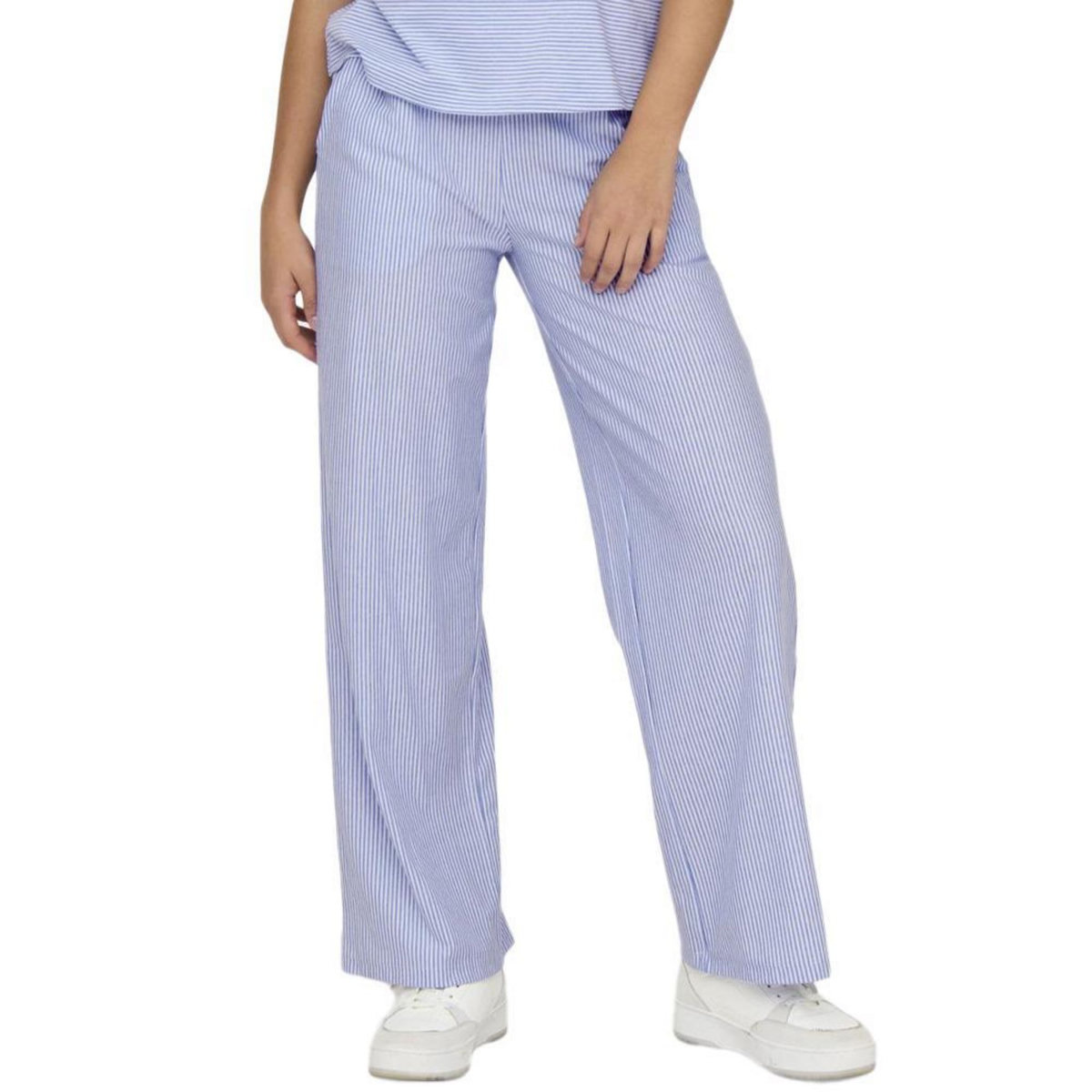 JACQUELINE DE YONG Pantalon Fluide /Blanc Femme JDY Nelli