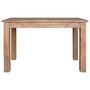 Voir la diapositive 3 : VIDAXL Table a manger bois d'acajou massif 120x60x77 cm