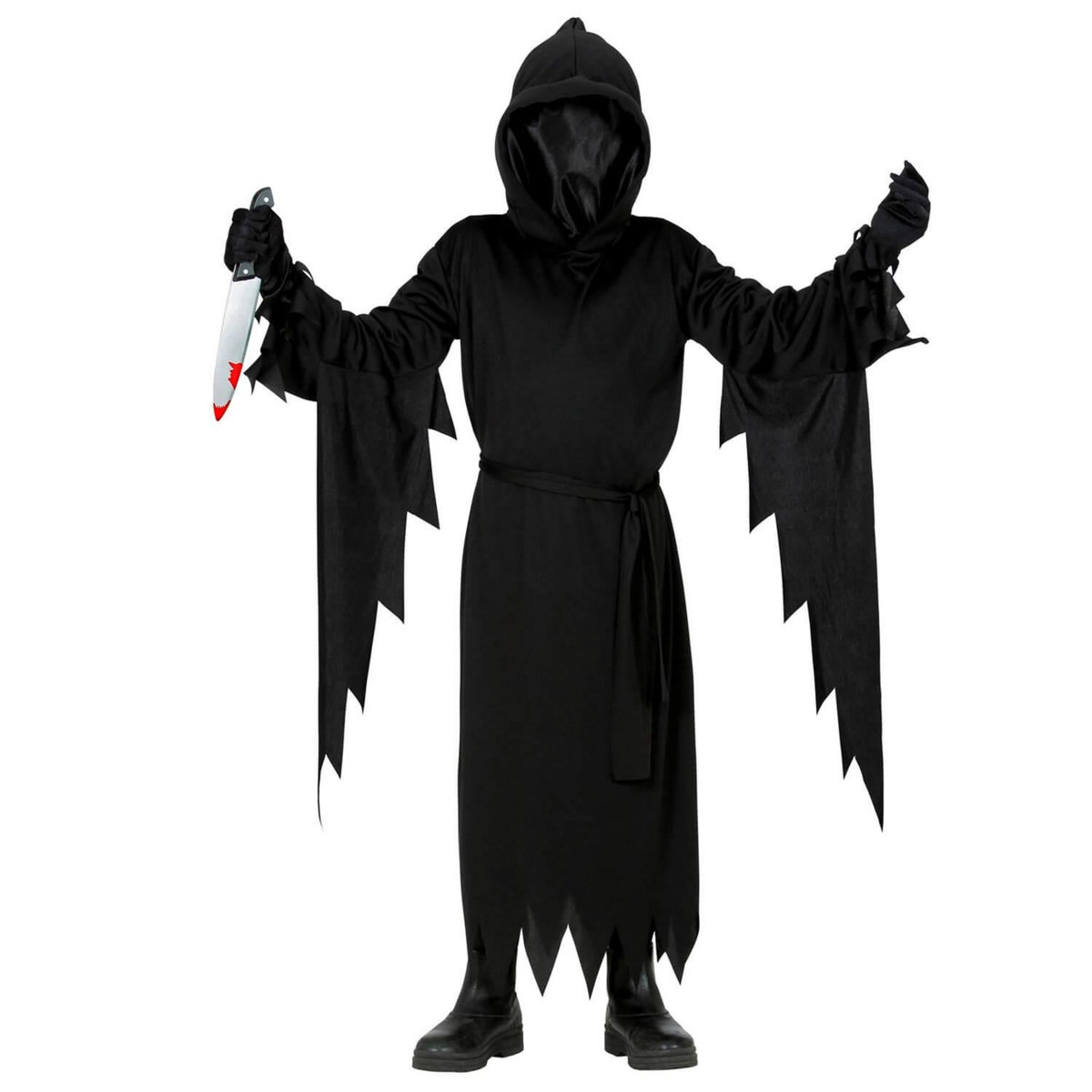 WIDMANN Déguisement du Faucheur - Halloween - Garçon - 8/10 ans (128 à 140 cm)