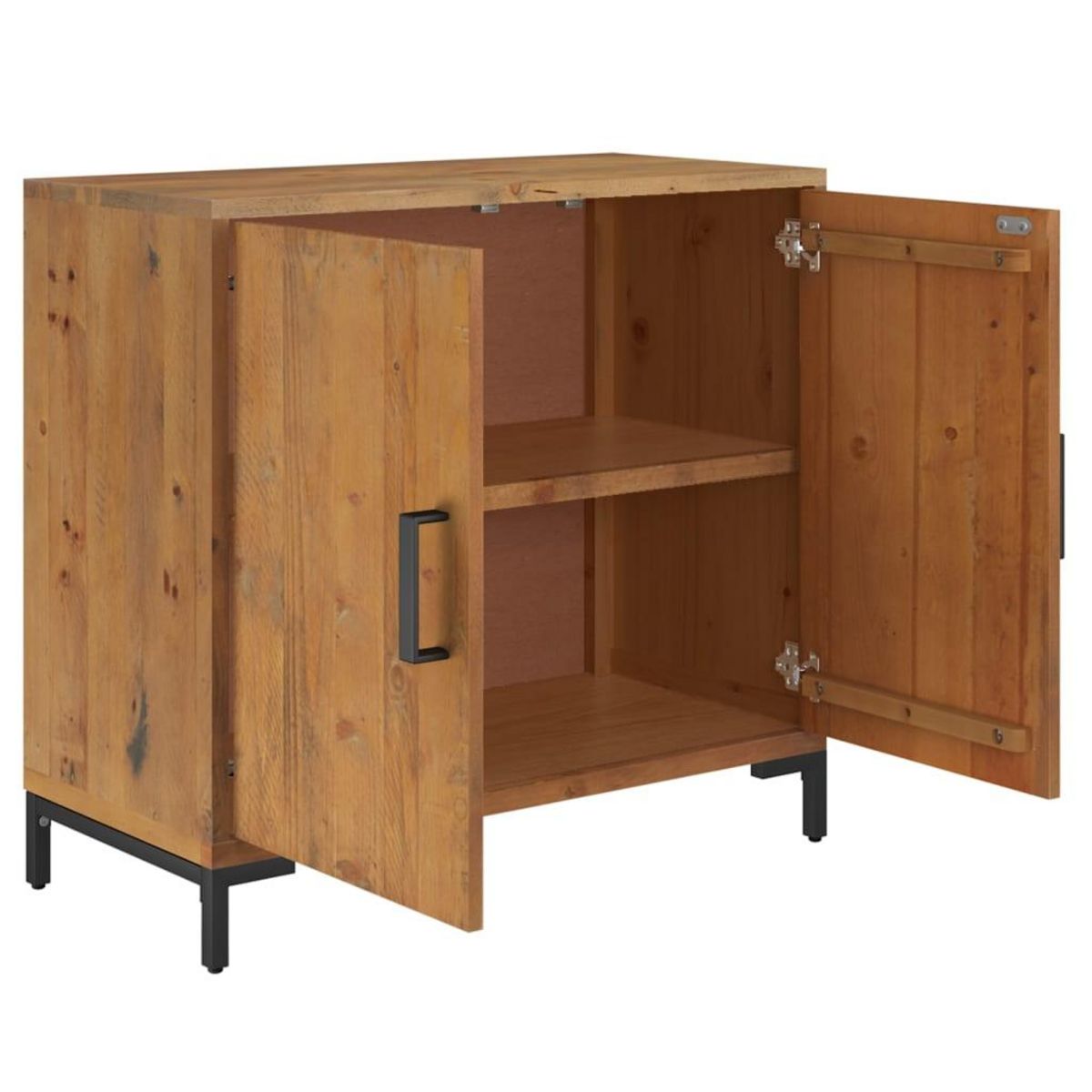VIDAXL Buffet Marron 75x35x70 cm Bois de pin massif