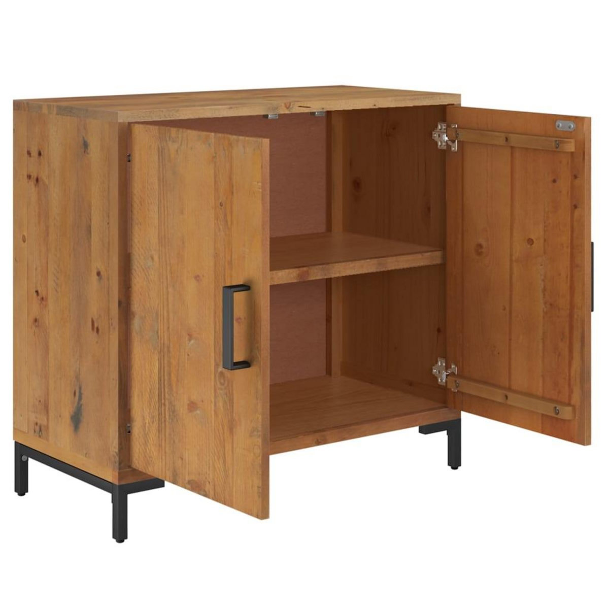 VIDAXL Buffet Marron 75x35x70 cm Bois de pin massif
