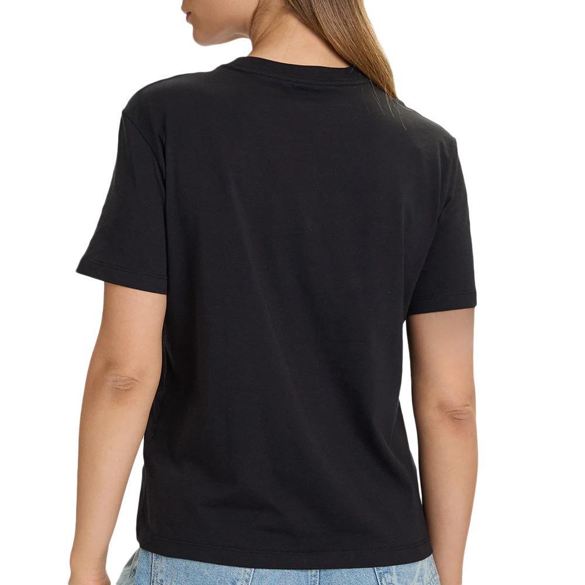 Voir la diapositive 2 : CALVIN KLEIN JEANS T-Shirt Noir Femme Calvin Klein Jeans Classic Boxed