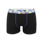 Voir la diapositive 5 : FREEGUN Lot de 4 Boxers homme Coton Bio Noir