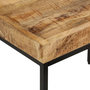 Voir la diapositive 4 : VIDAXL Tables basses gigognes 3pcs bois de manguier massif brut et fer