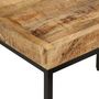 Voir la diapositive 4 : VIDAXL Tables basses gigognes 3pcs bois de manguier massif brut et fer