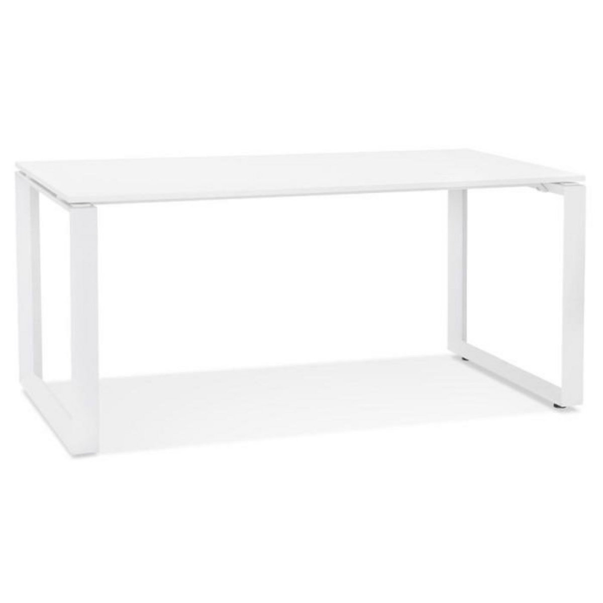 Paris Prix Bureau Design  Abigano  160cm Blanc