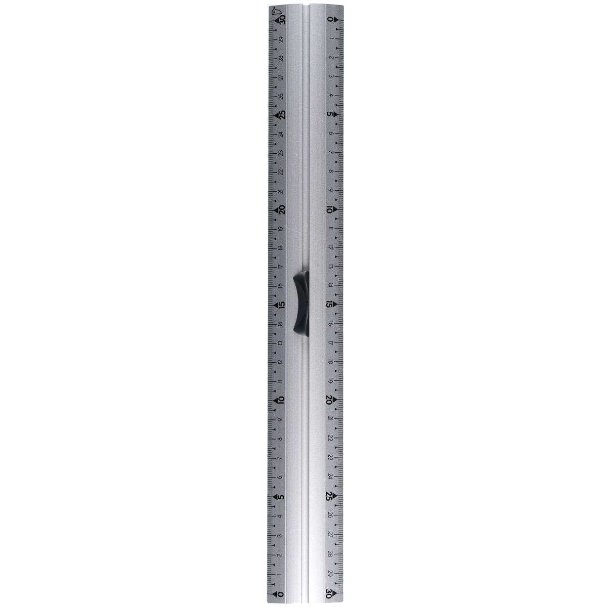 AUCHAN Règle en aluminium 30cm