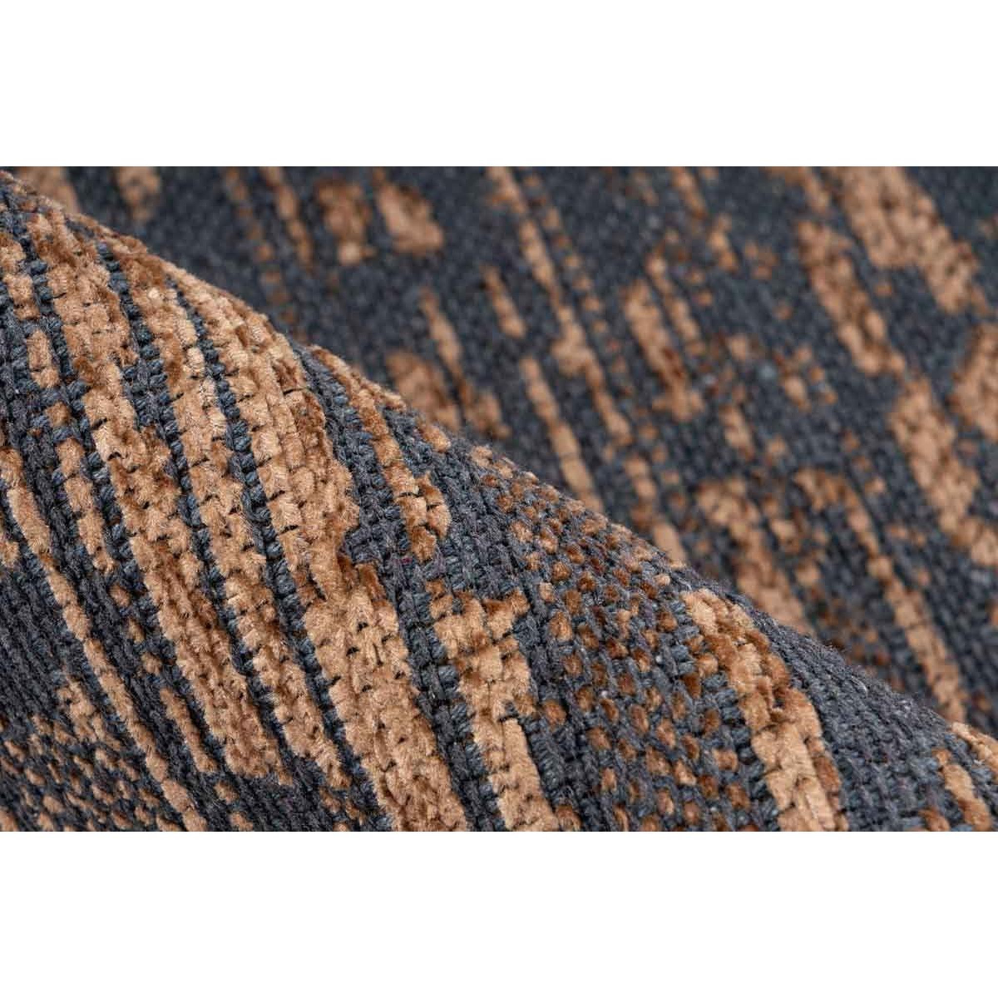 Voir la diapositive 3 : Paris Prix Tapis tissé à poils plats vintage  kalevi  marron
