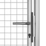 Voir la diapositive 4 : VIDAXL Porte de jardin Acier galvanise 105x250 cm Argente