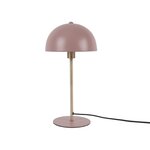 Leitmotiv Lampe à poser design métal Bonnet - H. 39 cm - Vieux Rose