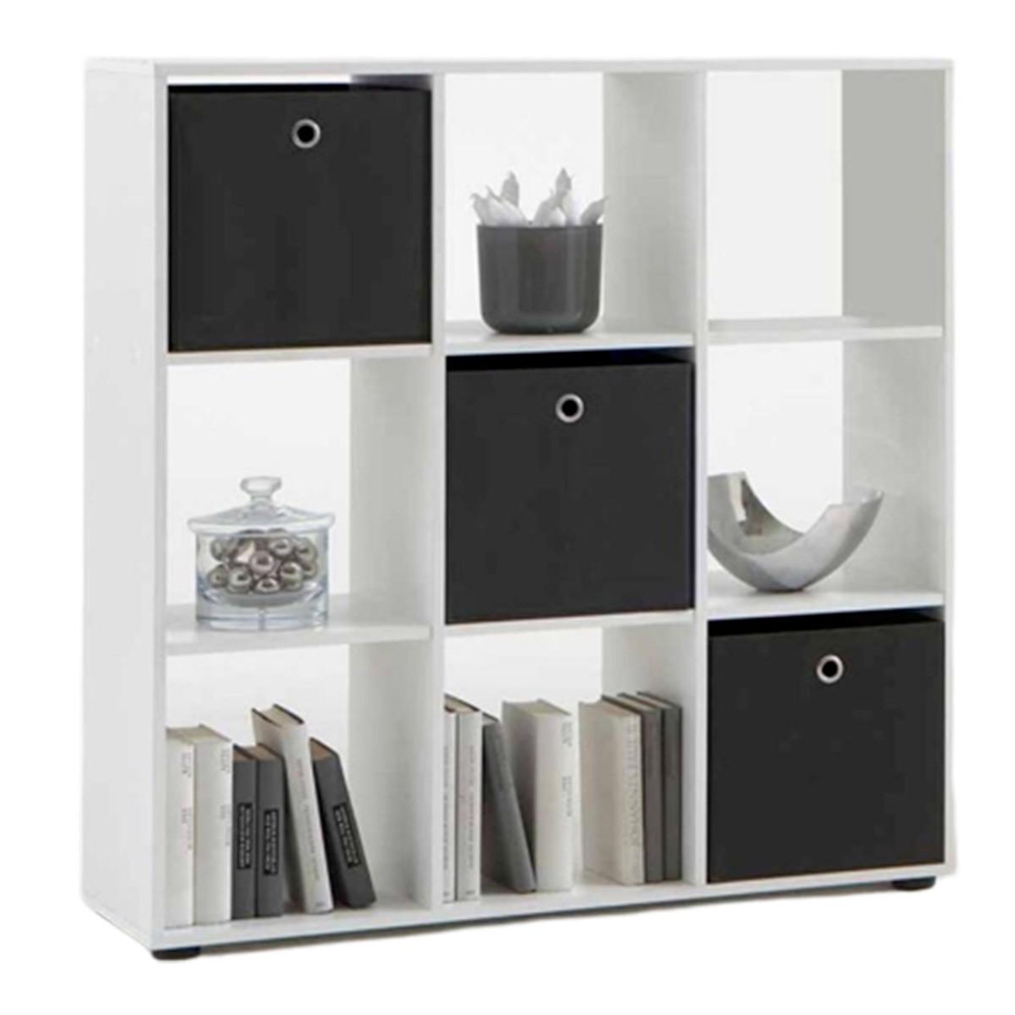 Paris Prix Étagère 9 cases design  gaman  108cm blanc
