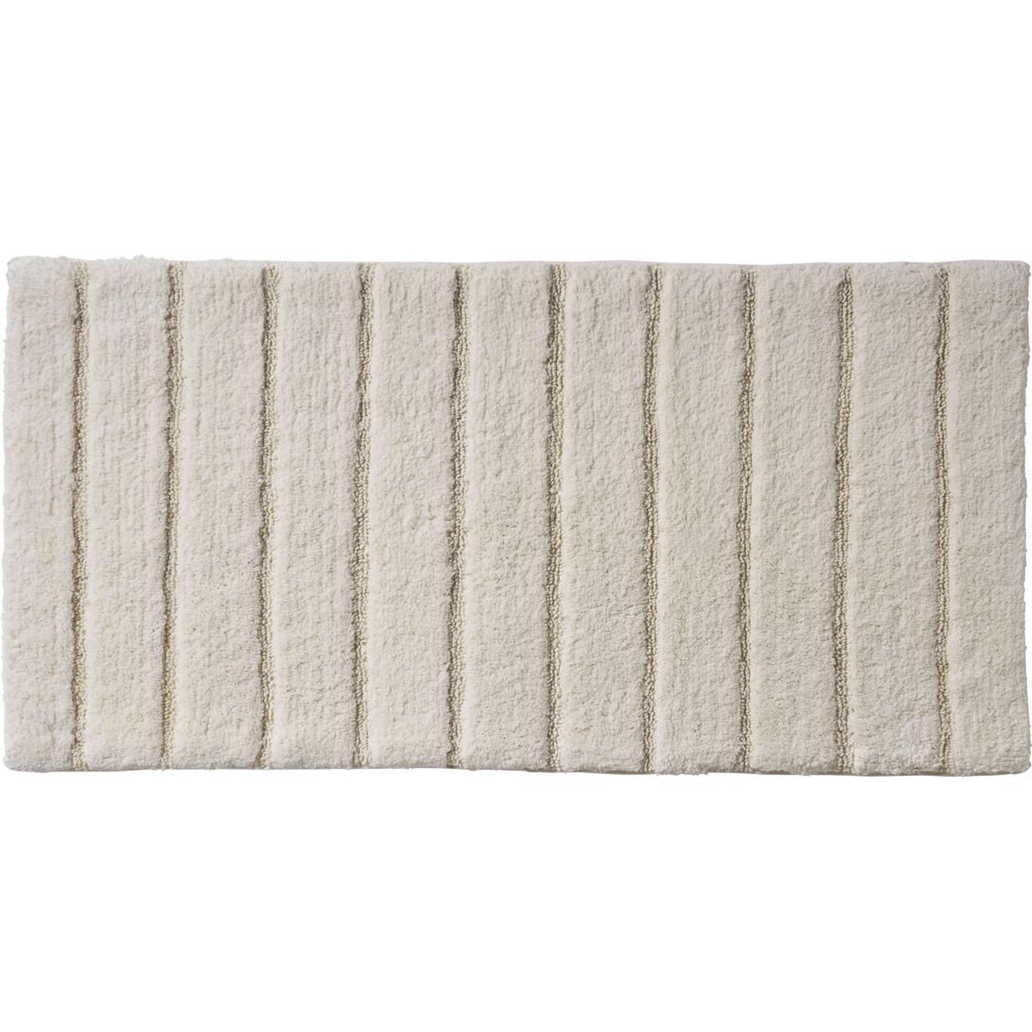 Voir la diapositive 1 : GUY LEVASSEUR Tapis de bain rectangulaire en coton uni 60x120cm