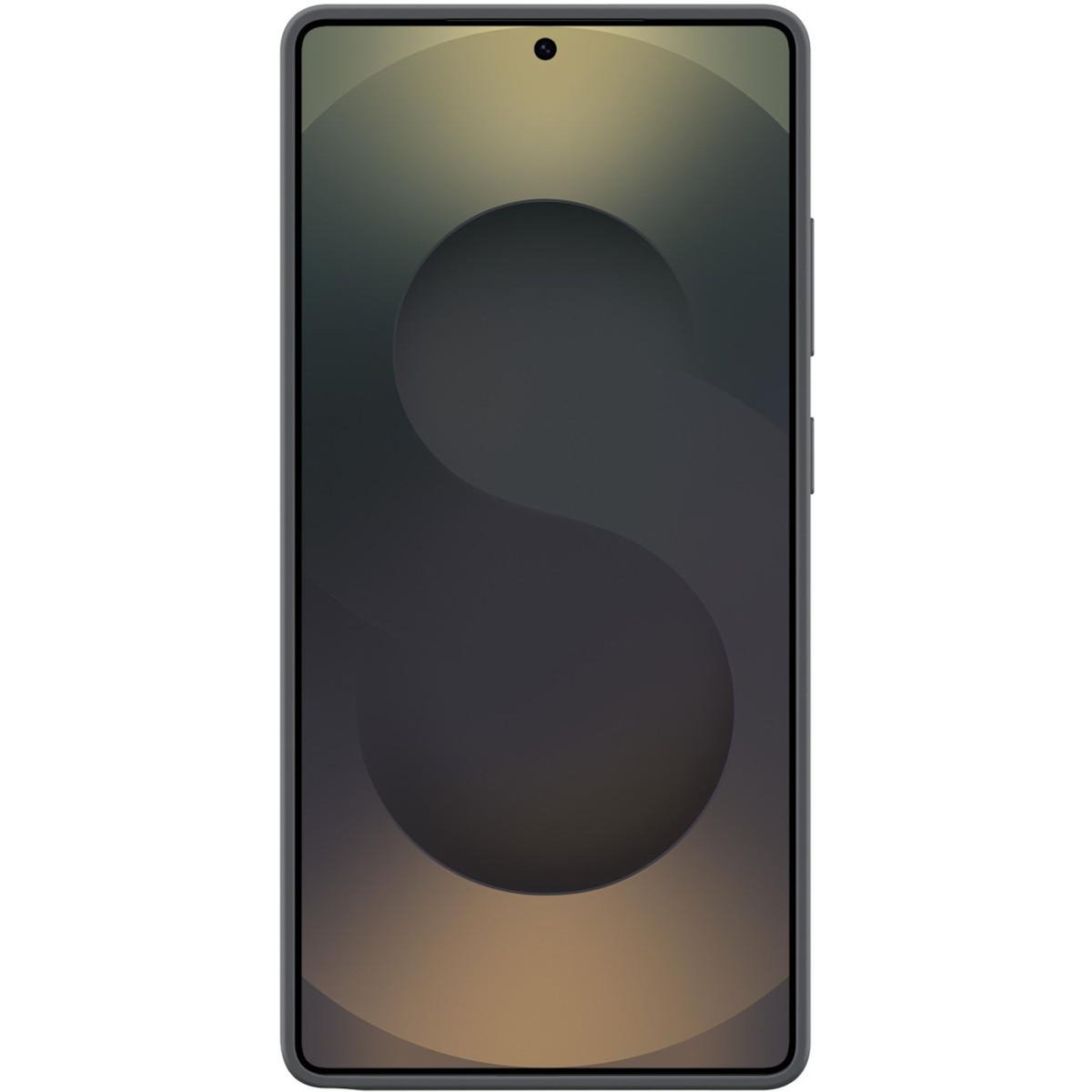 Samsung Coque en silicone pour Samsung Galaxy S25 Ultra Noir