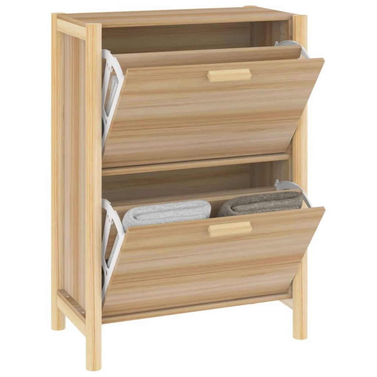 VIDAXL Armoire a chaussures 57,5x33x80 cm Bois d'ingenierie