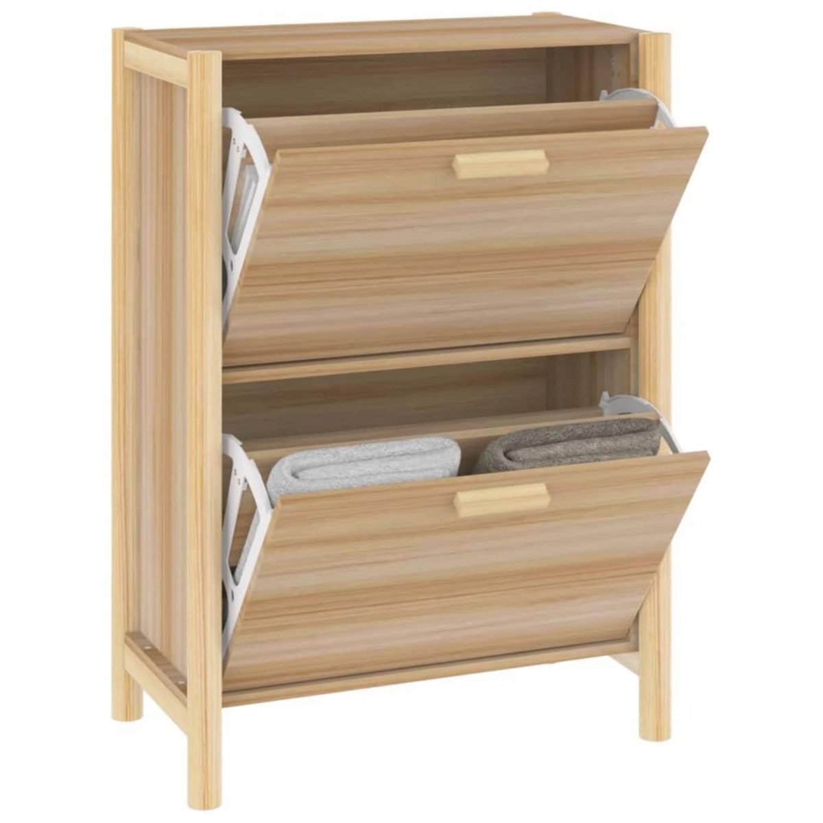 VIDAXL Armoire a chaussures 57,5x33x80 cm Bois d'ingenierie