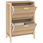 Voir la diapositive 5 : VIDAXL Armoire a chaussures 57,5x33x80 cm Bois d'ingenierie