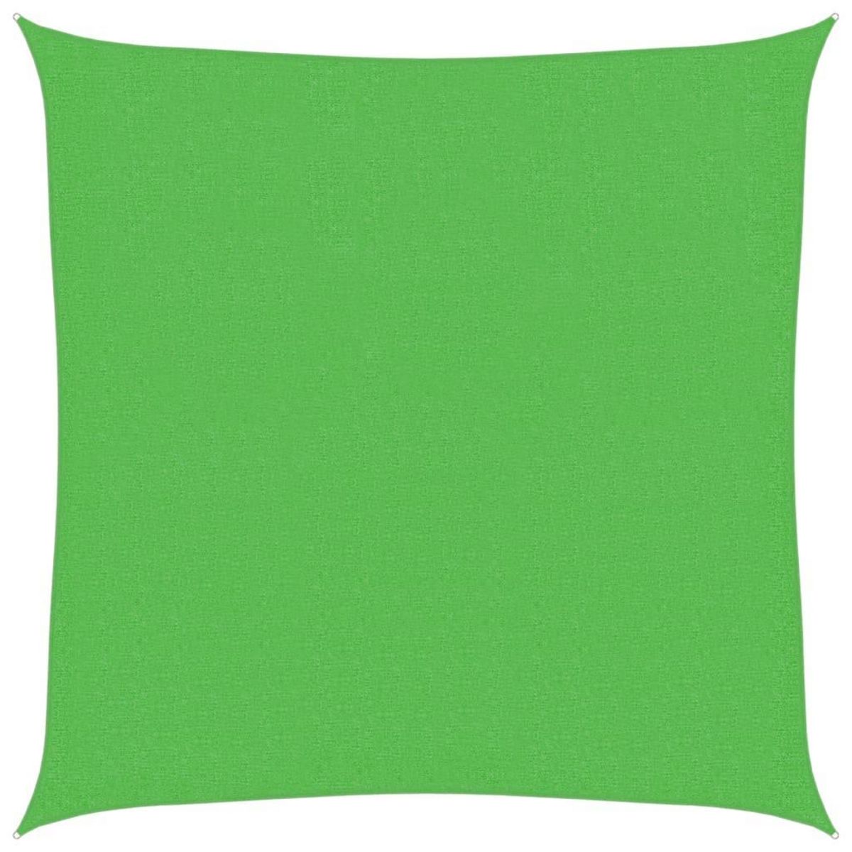 VIDAXL Voile d'ombrage 160 g/m^2 Vert clair 3,6x3,6 m PEHD