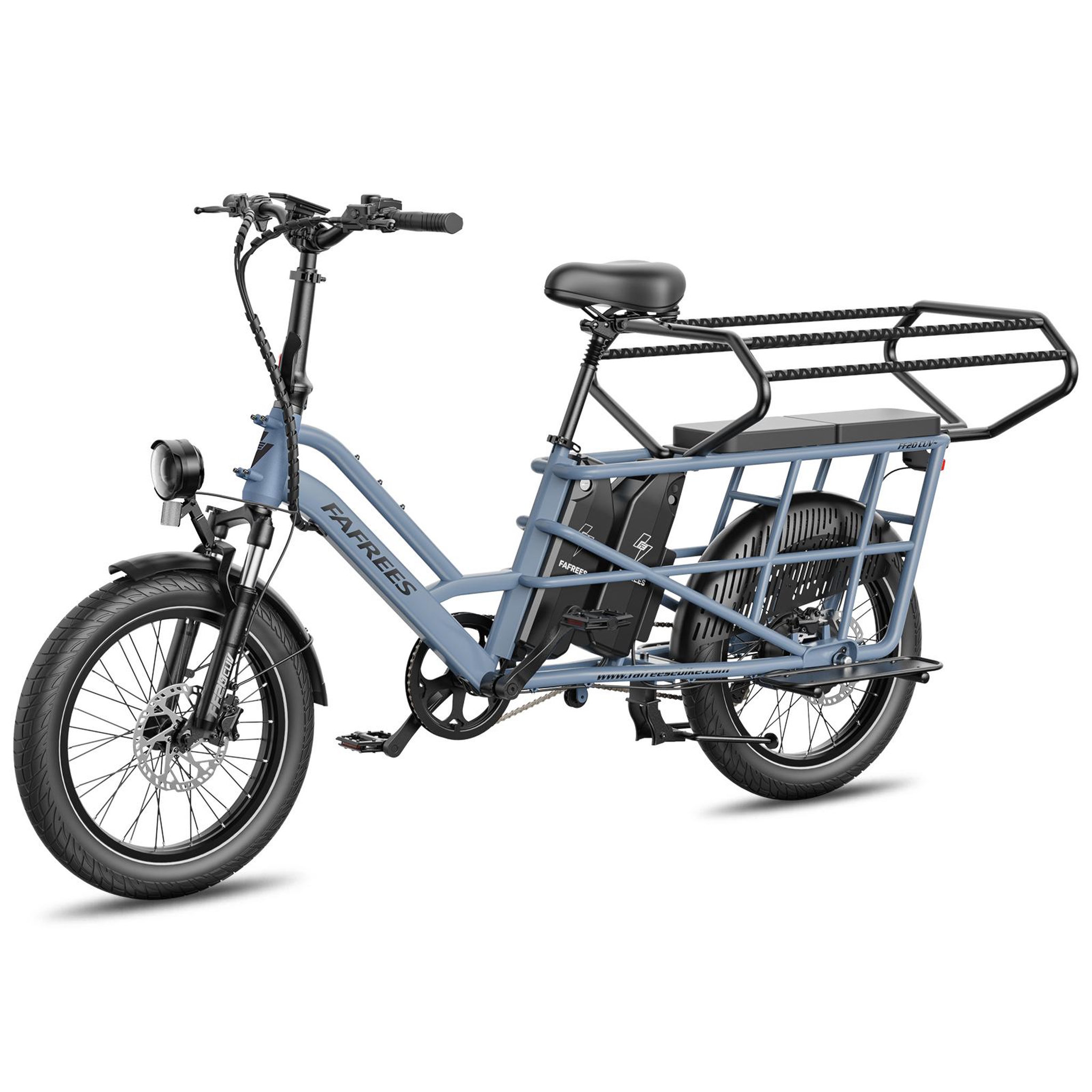 Voir la diapositive 3 : FAFREES Vélo utilitaire électrique fafrees ff20 cuv