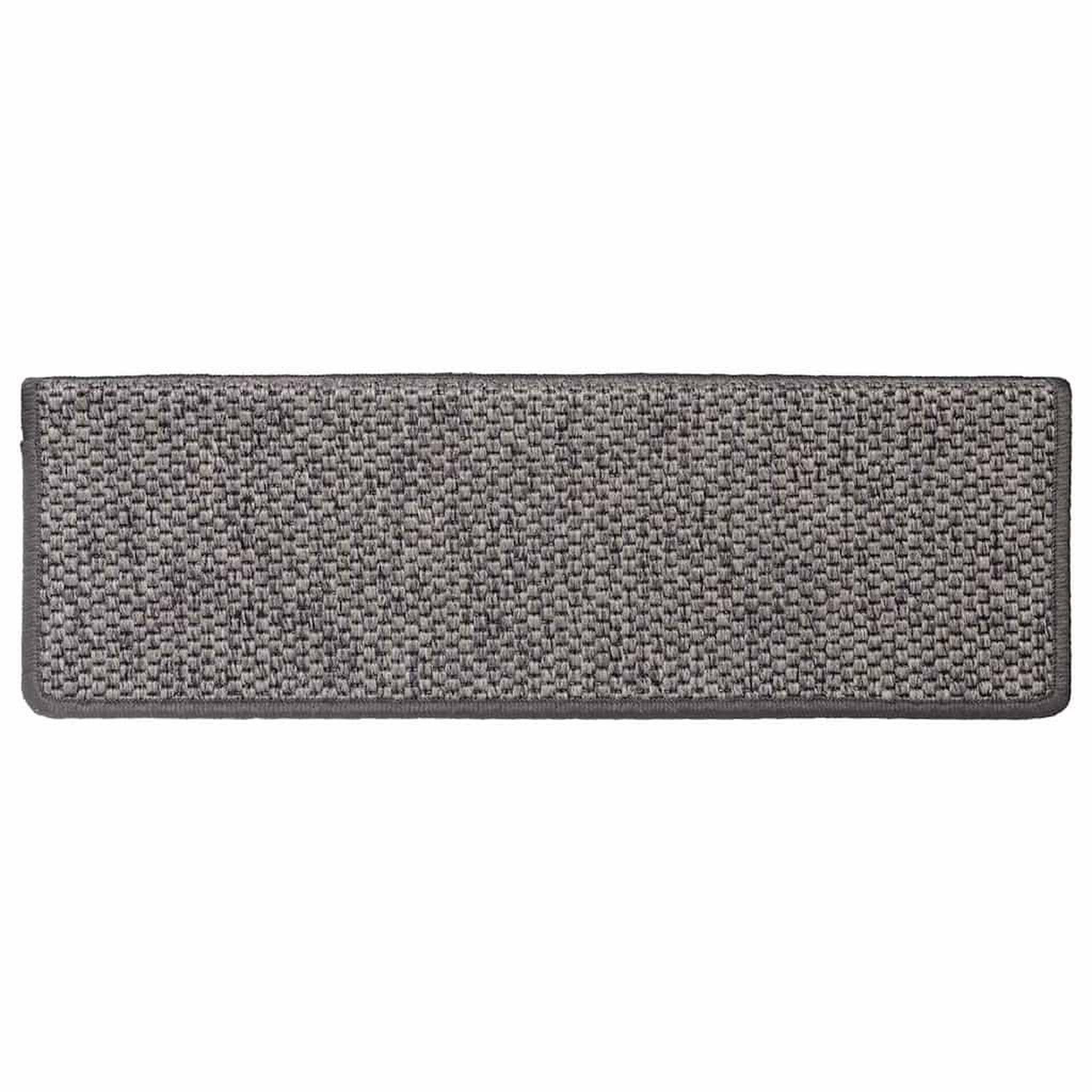 Voir la diapositive 5 : VIDAXL Tapis d'escalier autocollants 30 pcs 65x21x4 cm gris et beige